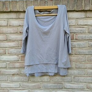 J Jill | Pure Jill elliptical layered top Small